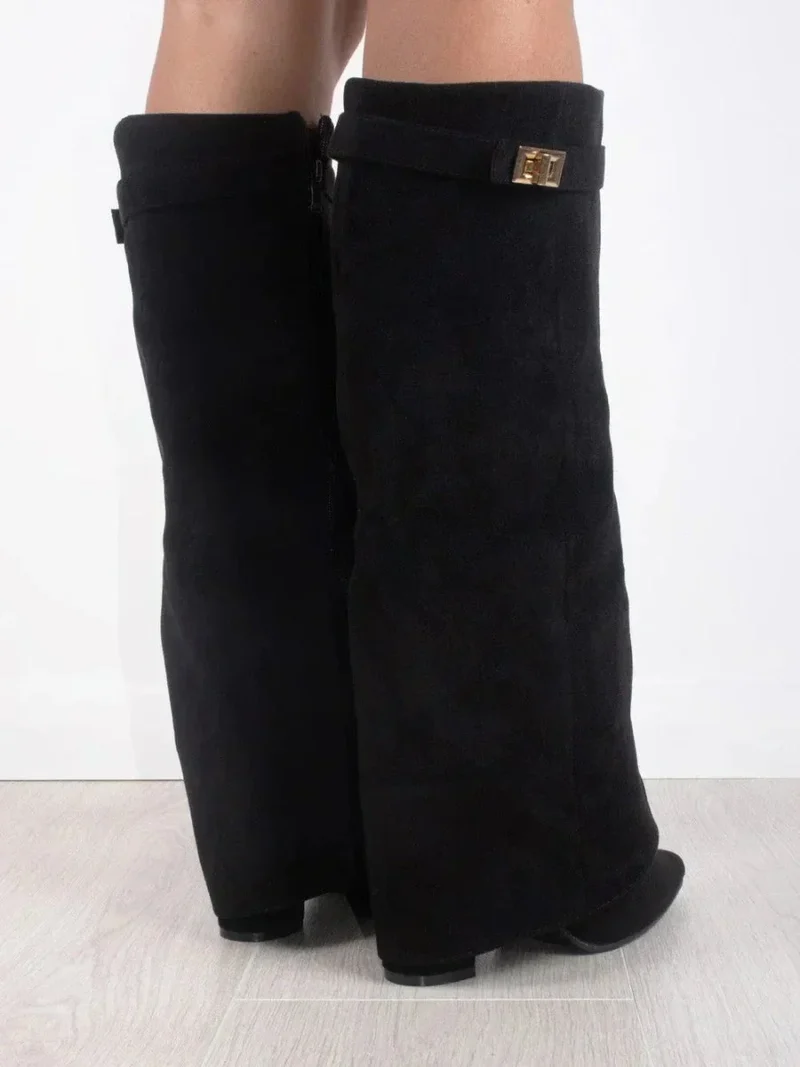 Elena | Damen Elegante Wildleder Stiefel Boots