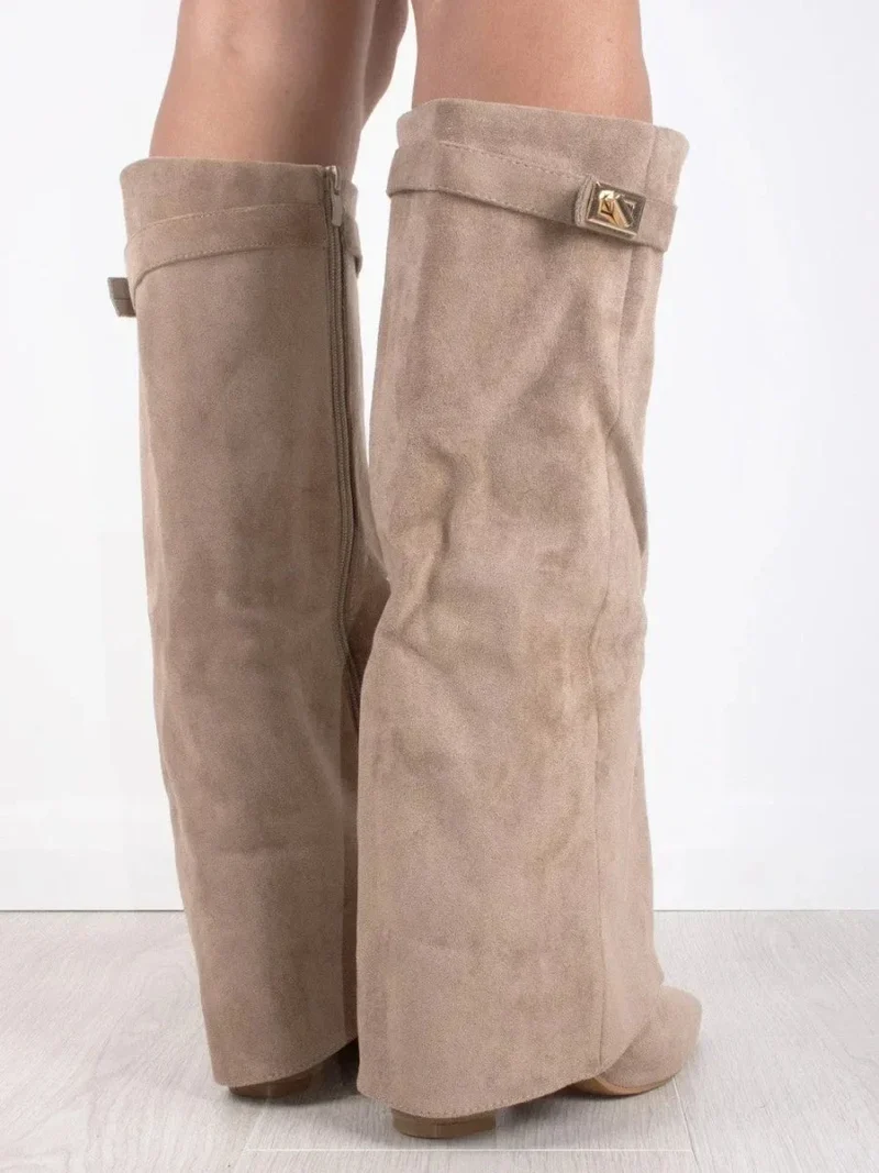 Elena | Damen Elegante Wildleder Stiefel Boots