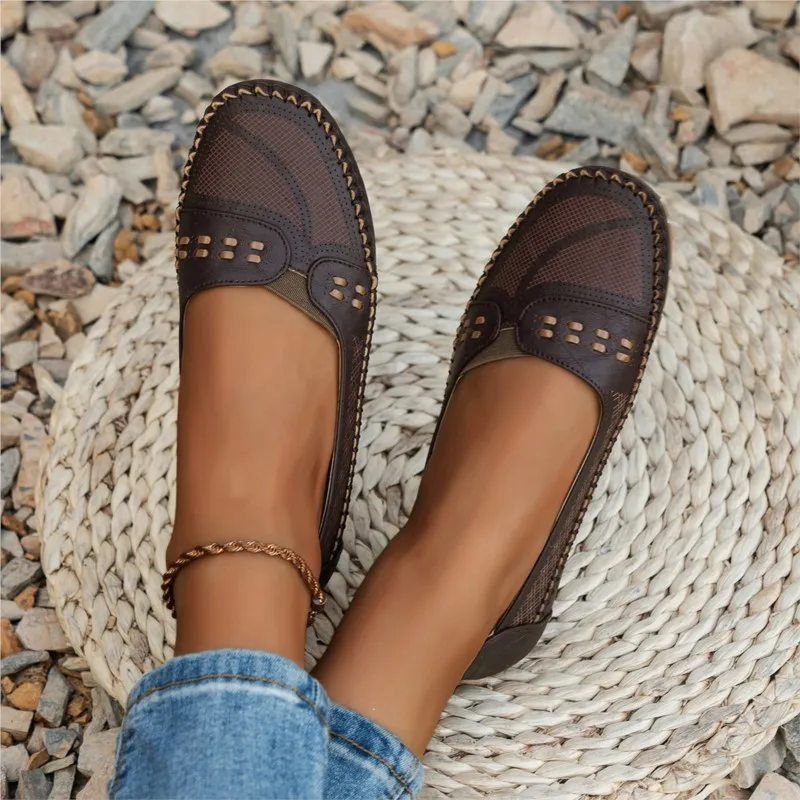 Leni | Damen Lässig Gepolstert Slipper