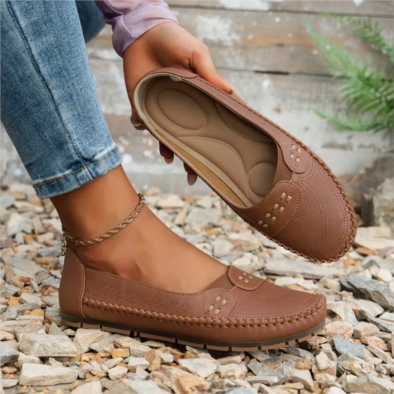 Leni | Damen Lässig Gepolstert Slipper