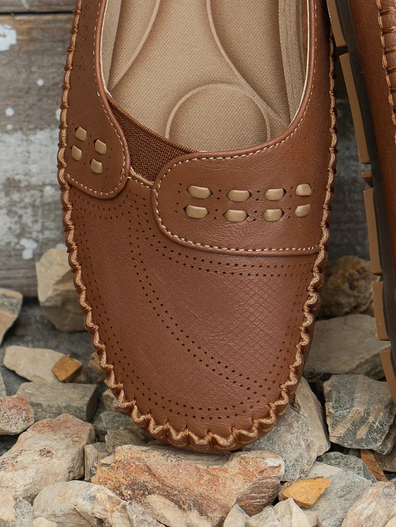 Leni | Damen Lässig Gepolstert Slipper