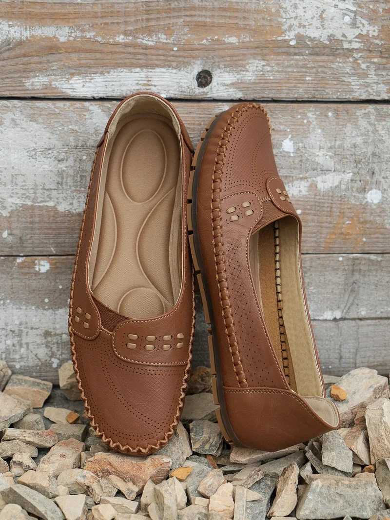 Leni | Damen Lässig Gepolstert Slipper