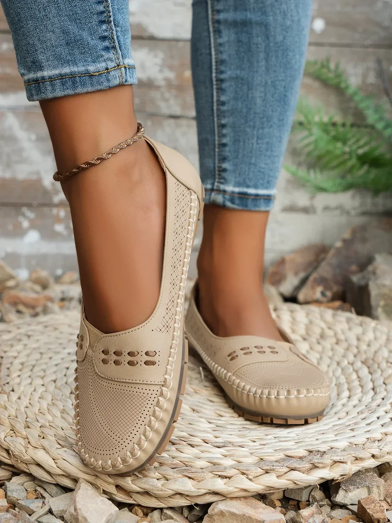 Leni | Damen Lässig Gepolstert Slipper
