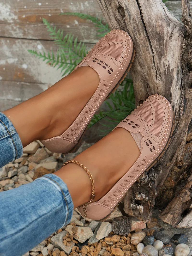 Leni | Damen Lässig Gepolstert Slipper