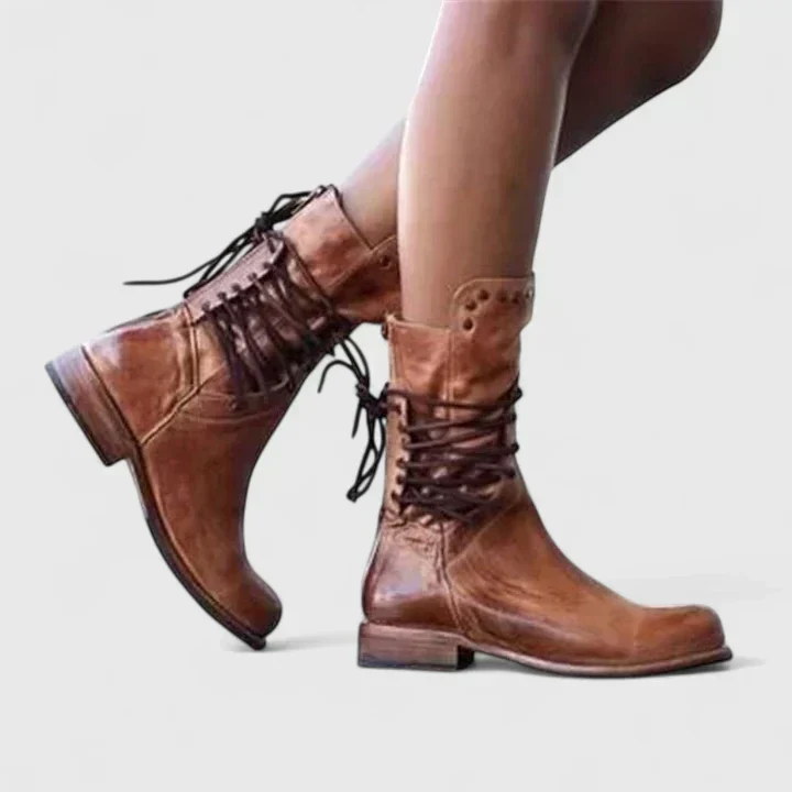 Birgit | Damen Klassische Schnürstiefel