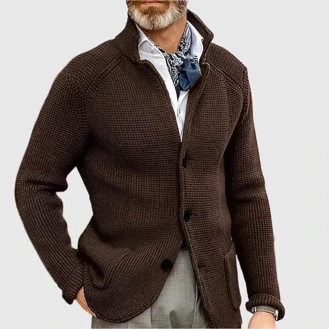 Philipp | Herren Raffinierte Knöpfen Strickjacke