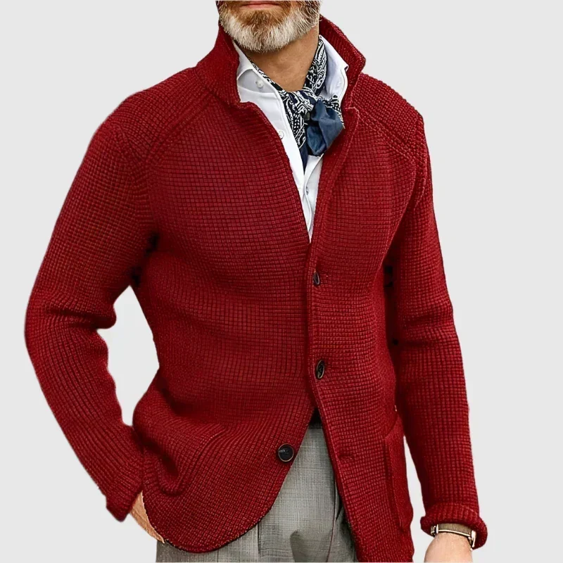 Philipp | Herren Raffinierte Knöpfen Strickjacke