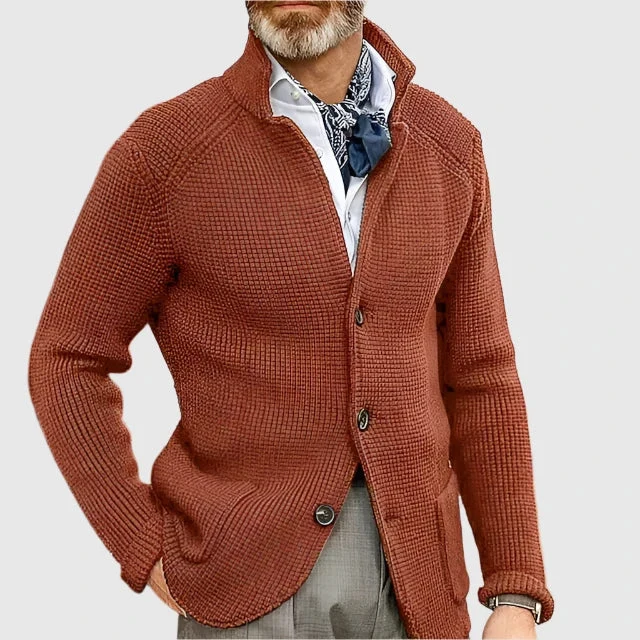 Philipp | Herren Raffinierte Knöpfen Strickjacke