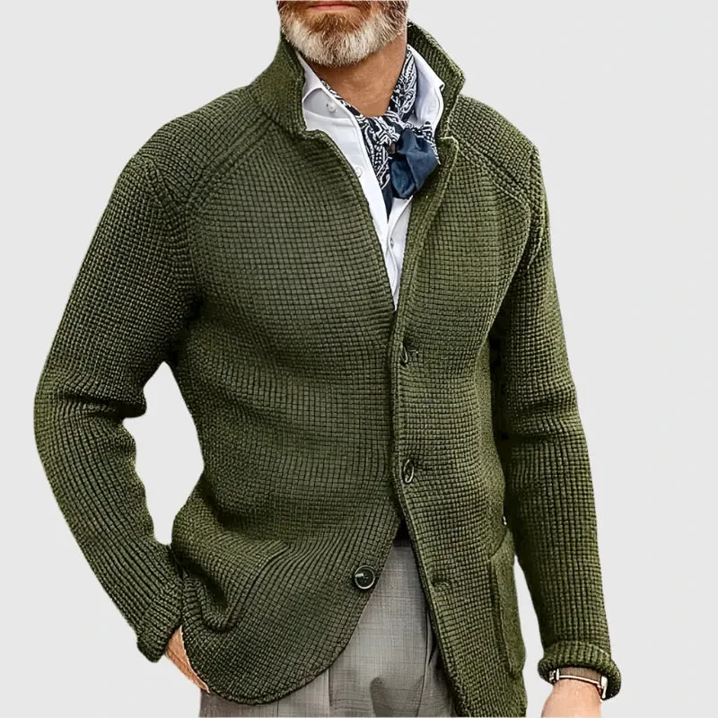 Philipp | Herren Raffinierte Knöpfen Strickjacke