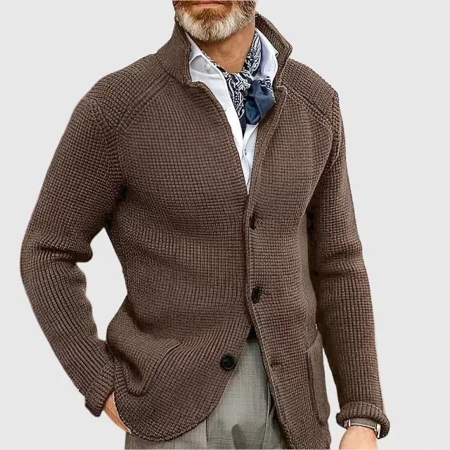 Philipp | Herren Raffinierte Knöpfen Strickjacke