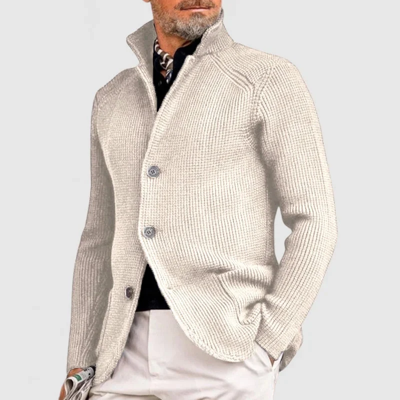 Philipp | Herren Raffinierte Knöpfen Strickjacke