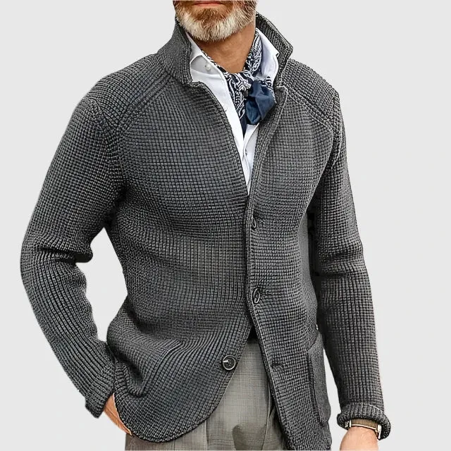 Philipp | Herren Raffinierte Knöpfen Strickjacke
