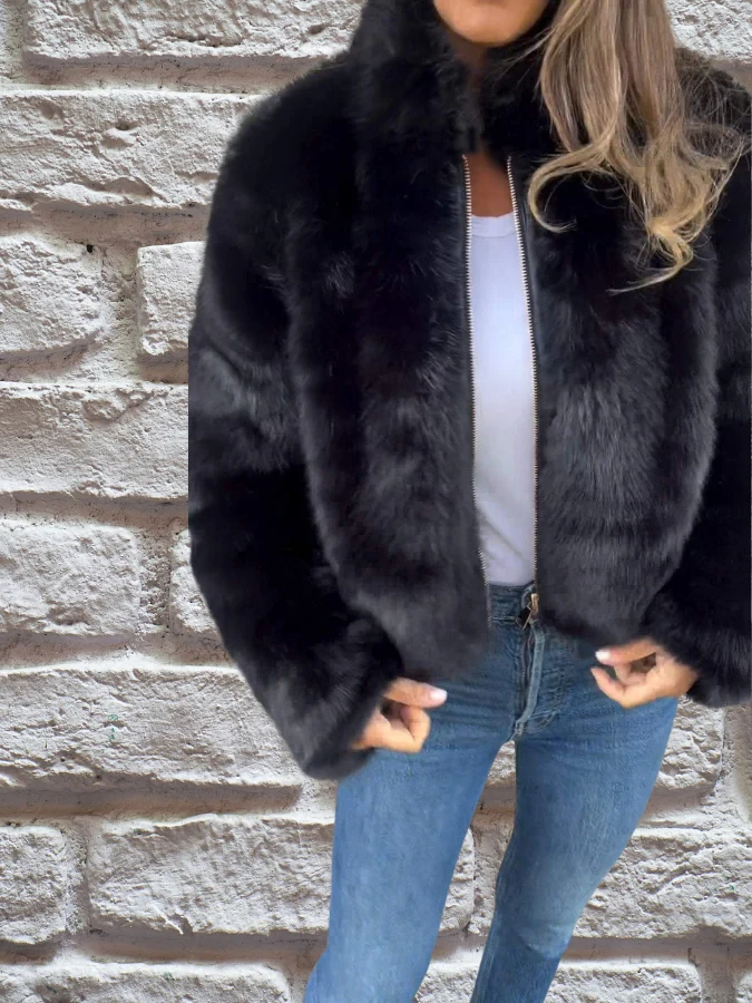 Susanne | Damen Komfort Reissverschluss Herbstjacke