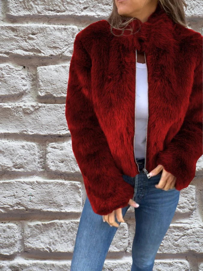 Susanne | Damen Komfort Reissverschluss Herbstjacke