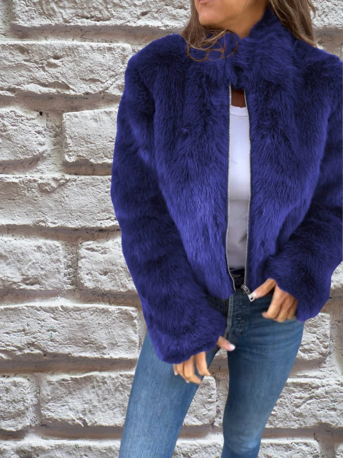 Susanne | Damen Komfort Reissverschluss Herbstjacke