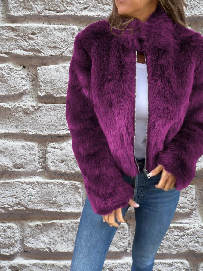Susanne | Damen Komfort Reissverschluss Herbstjacke