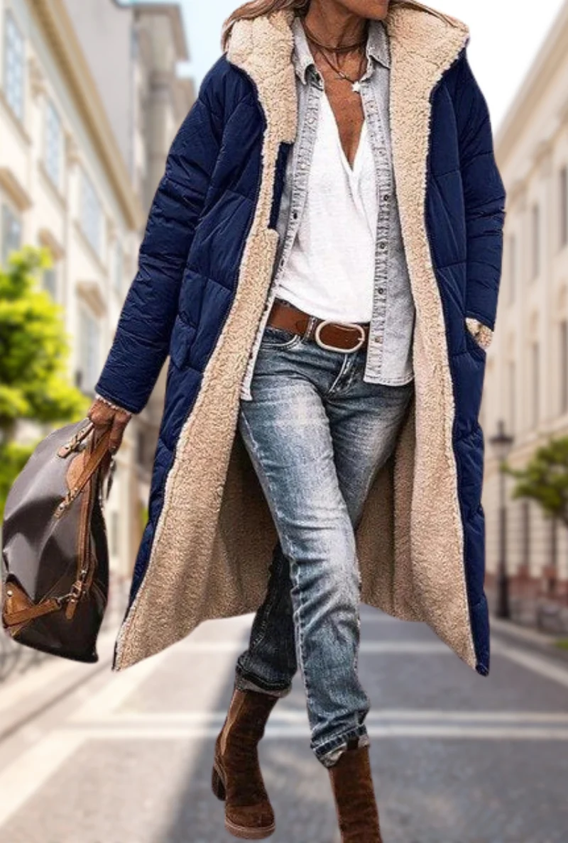 Sophie | Damen Gepolsterte Kapuze Herbstjacke