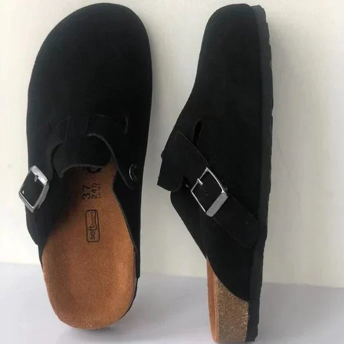 Maximilian | Herren Orthopädische Leder-Slip-on-Pantoletten