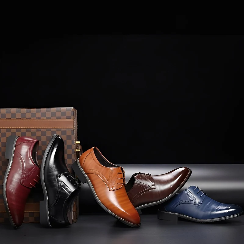 Michael | Herren Lässig Lederhalbschuhe