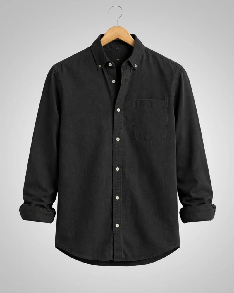 Andreas | Herren Washed Chambray Hemd