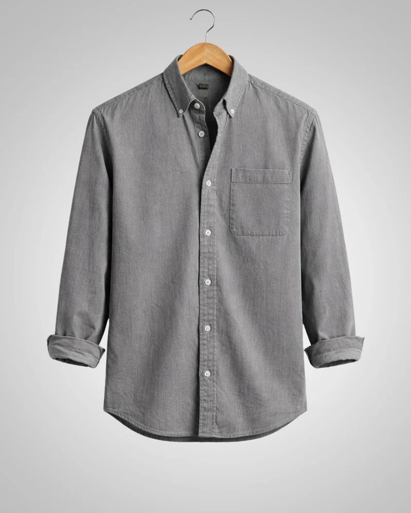 Andreas | Herren Washed Chambray Hemd