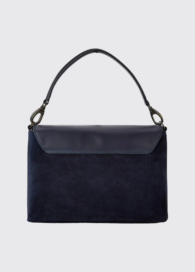 Christchurch Lederhandtasche - French Navy