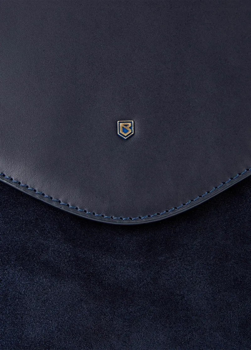 Christchurch Lederhandtasche - French Navy