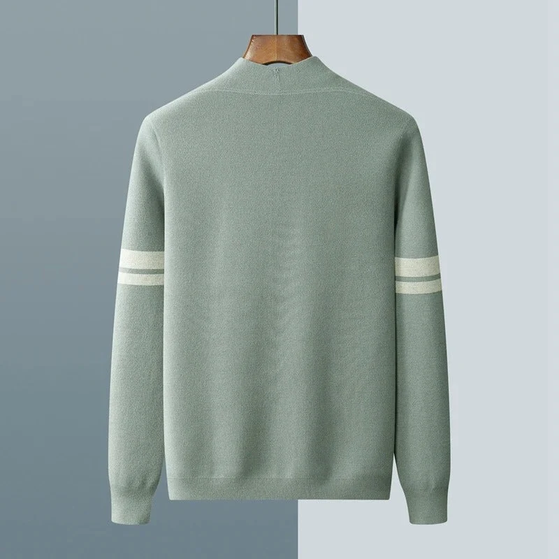 Tobias | Herren Taillierte Passform Strickjacke Pullover