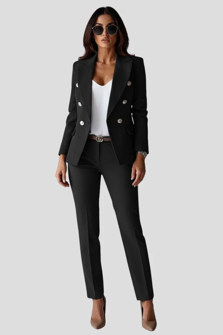 Johanna | Damen Lässig Blazer Anzug Set