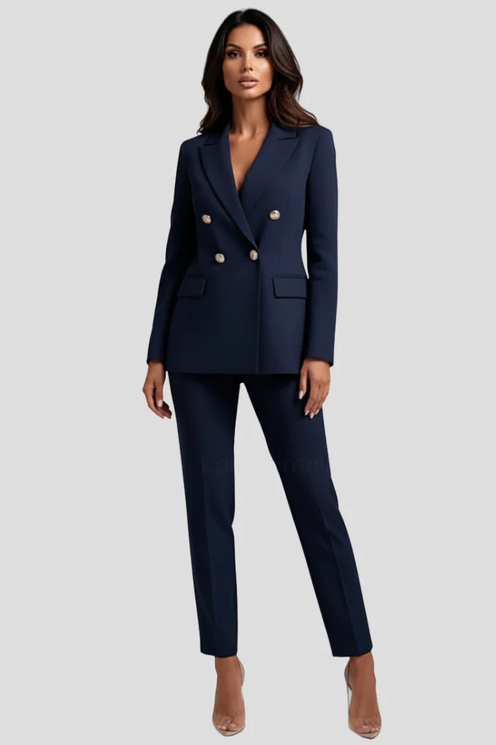 Johanna | Damen Lässig Blazer Anzug Set
