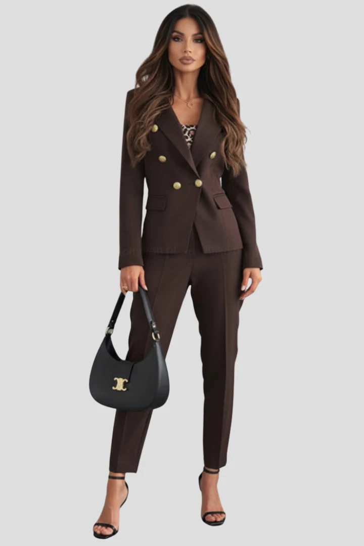 Johanna | Damen Lässig Blazer Anzug Set
