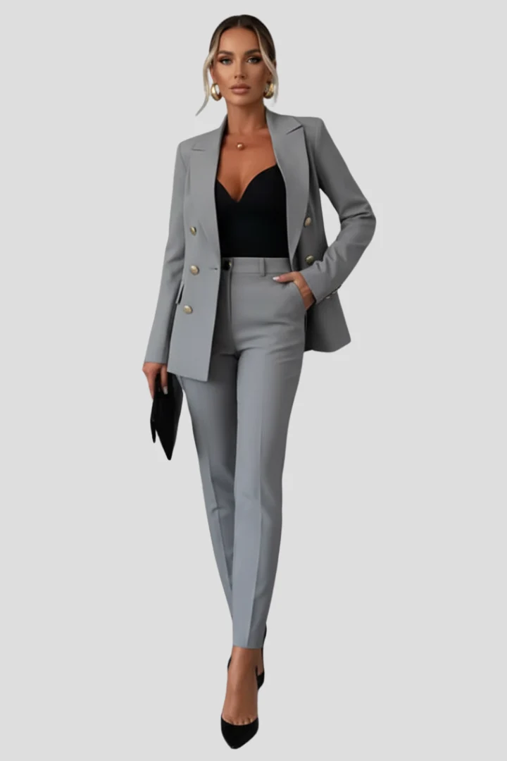 Johanna | Damen Lässig Blazer Anzug Set