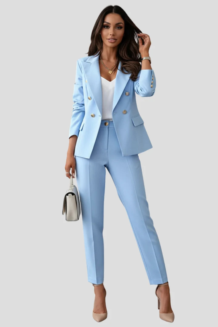 Johanna | Damen Lässig Blazer Anzug Set