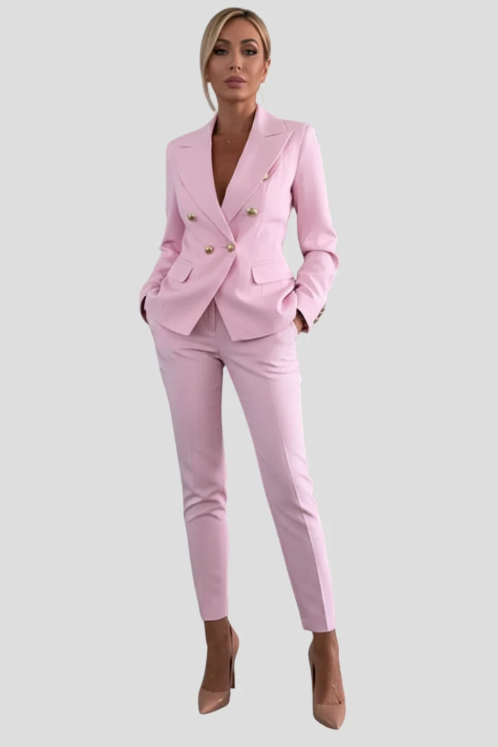 Johanna | Damen Lässig Blazer Anzug Set
