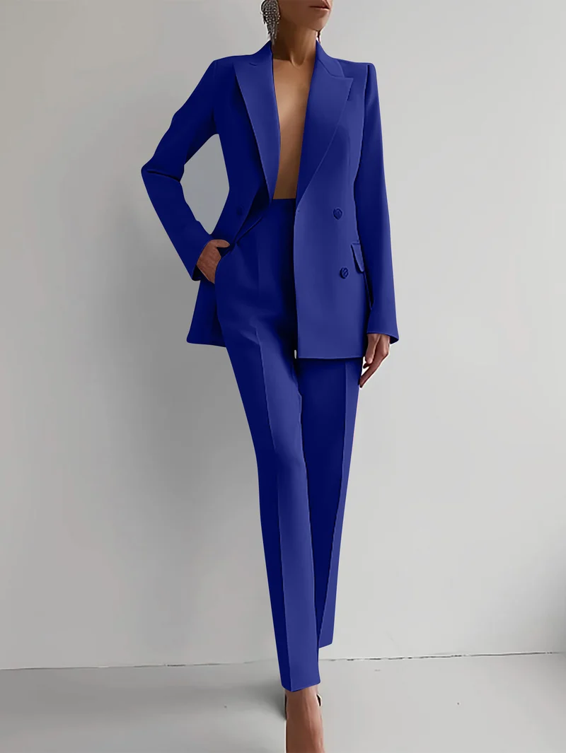 Jessica | Damen Elegant Knöpfen Maßanzug