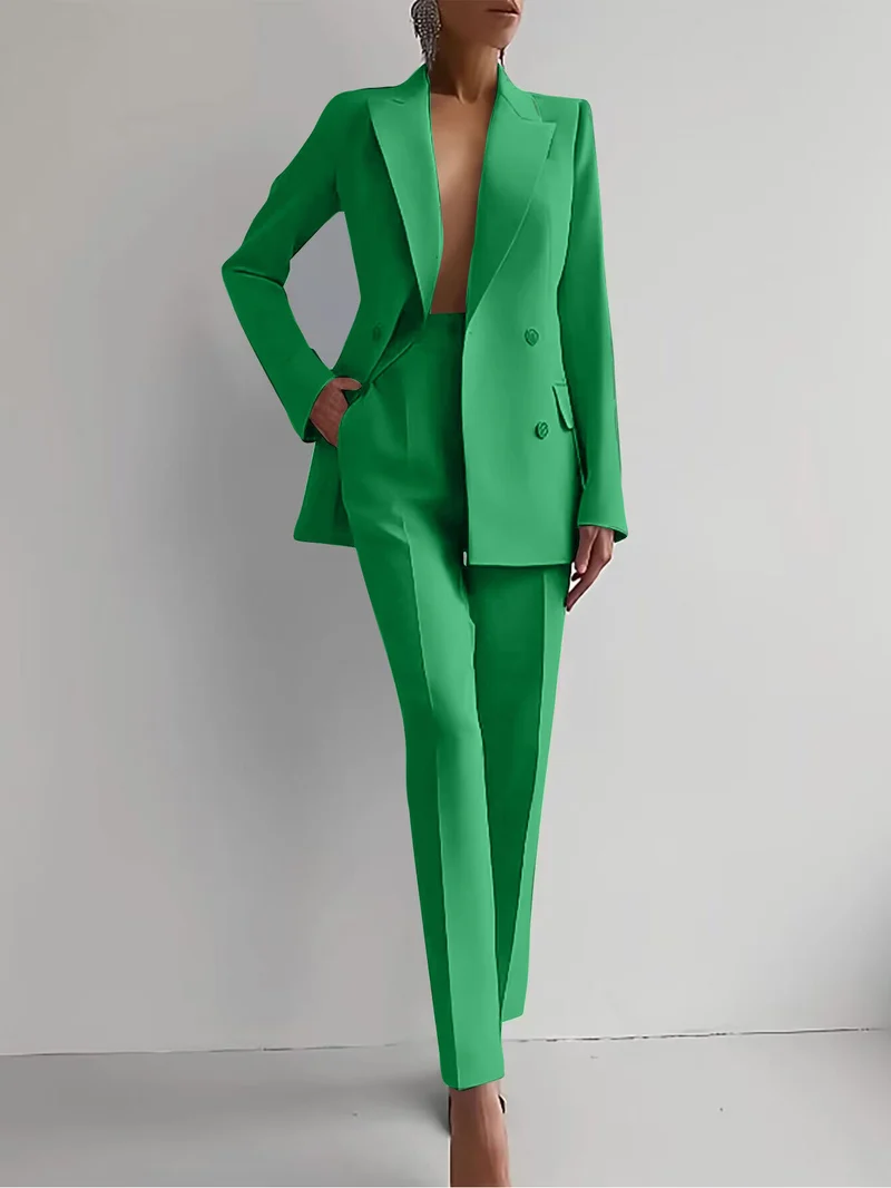 Jessica | Damen Elegant Knöpfen Maßanzug