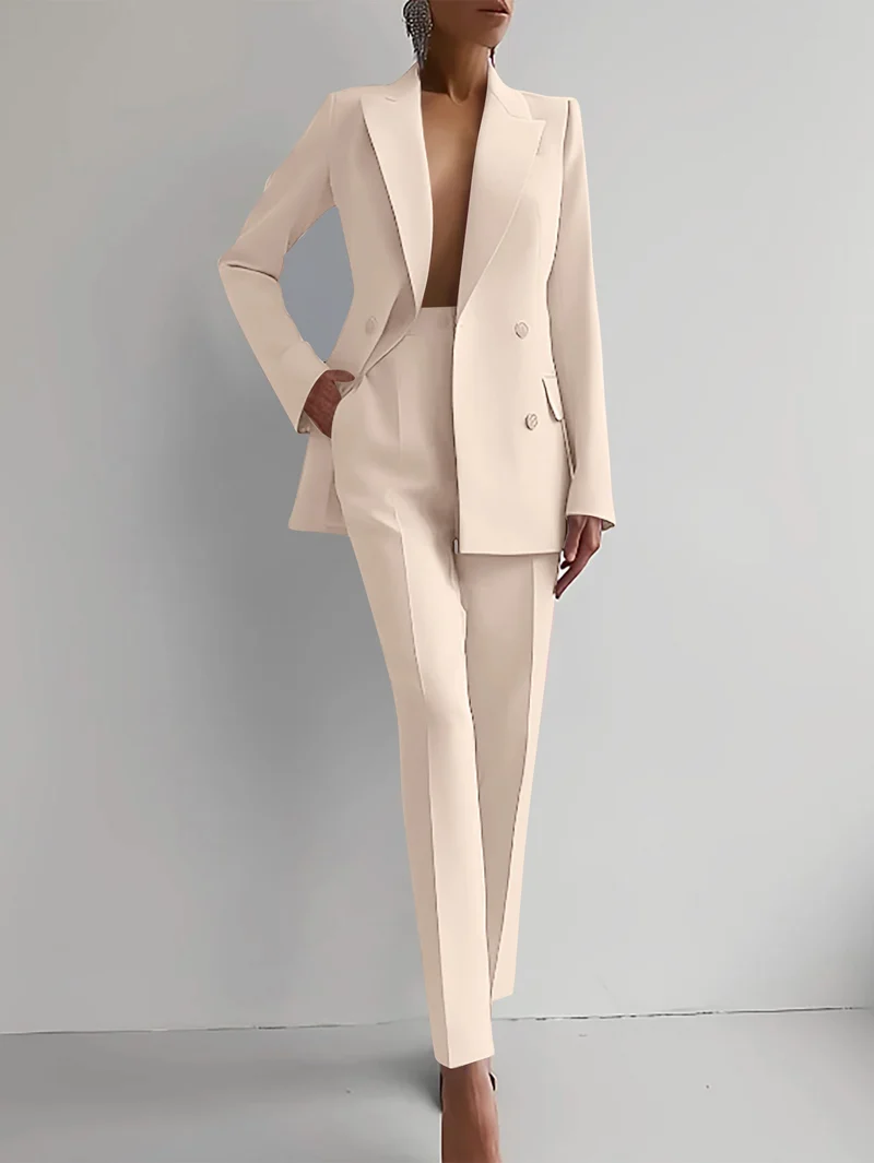 Jessica | Damen Elegant Knöpfen Maßanzug