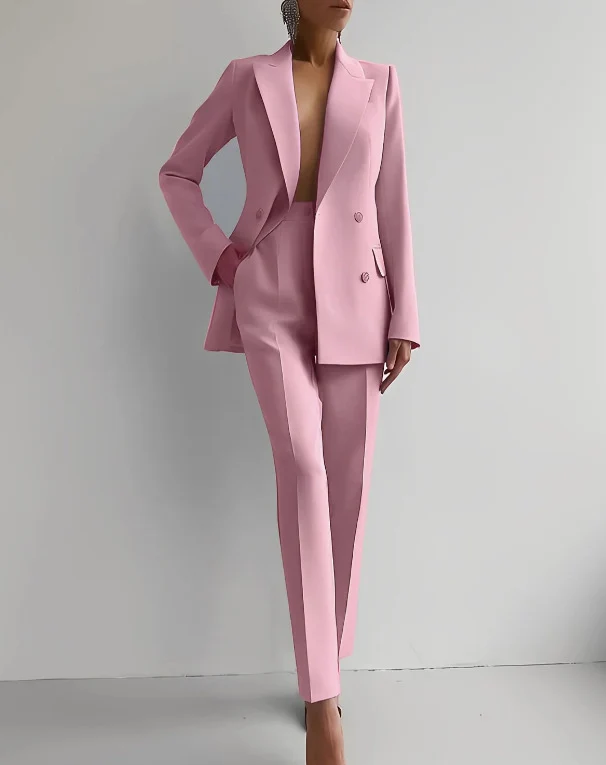 Jessica | Damen Elegant Knöpfen Maßanzug