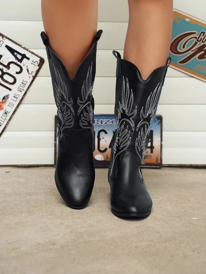 Daniela | Damen Elegant Western Cowboystiefel