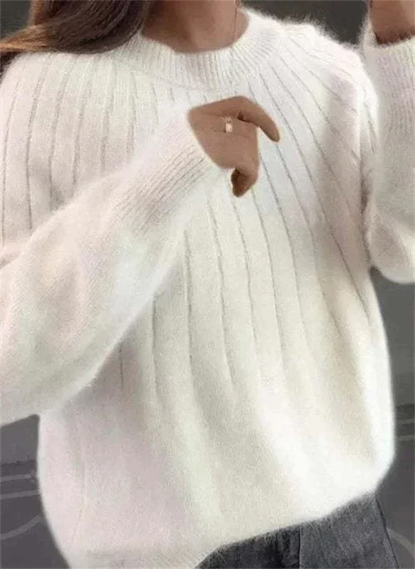 Sandra | Damen Klassiker Kaschmirpullover