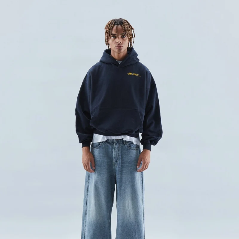 Petra | Damen Oversized Text Kapuzenpullover