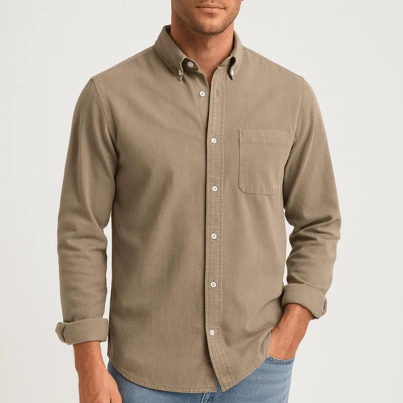 Brandon | Herren Klassisches Button-Down Hemd