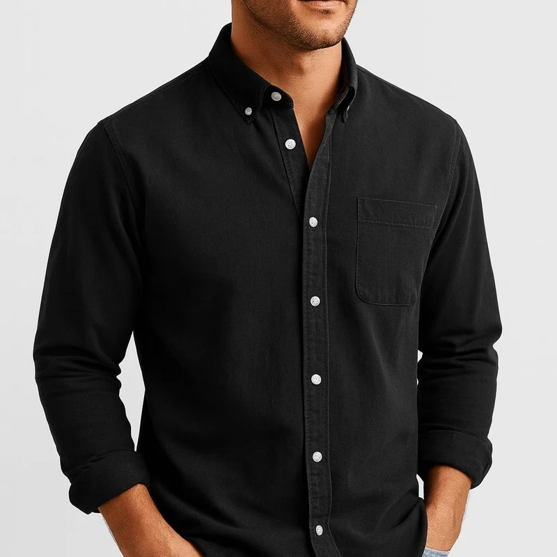 Brandon | Herren Klassisches Button-Down Hemd