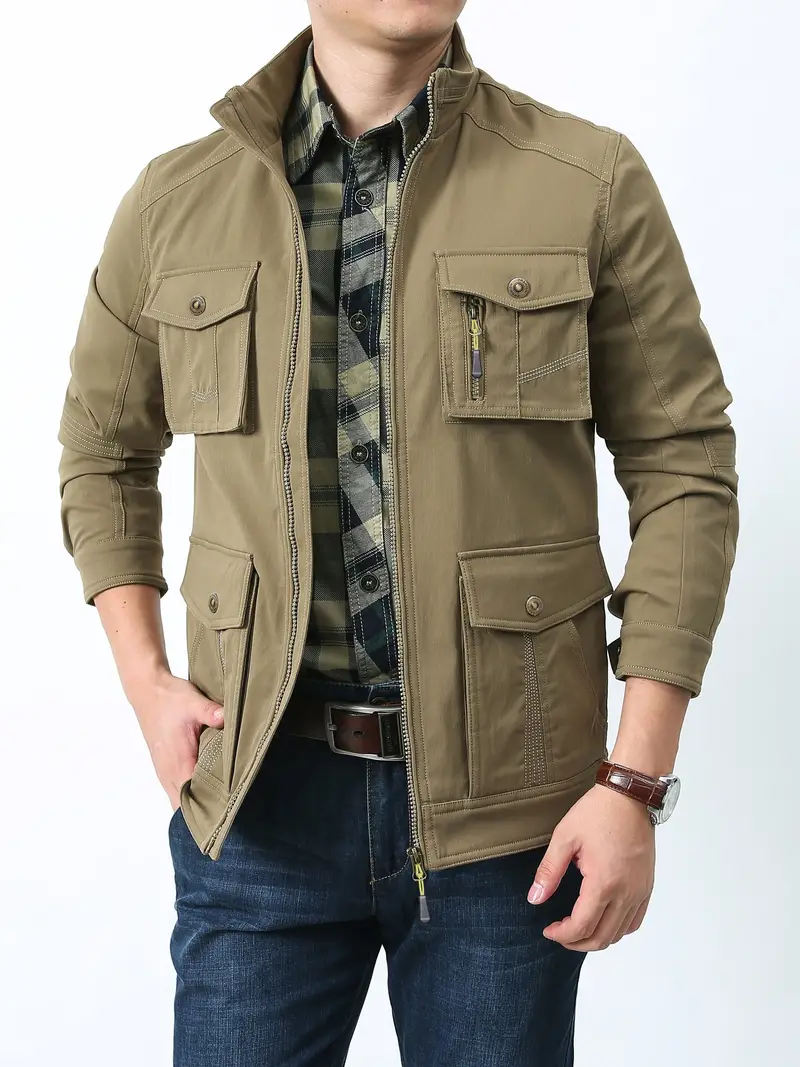 Robuste und wetterfeste Herren Outdoor Jacke aus Nylon