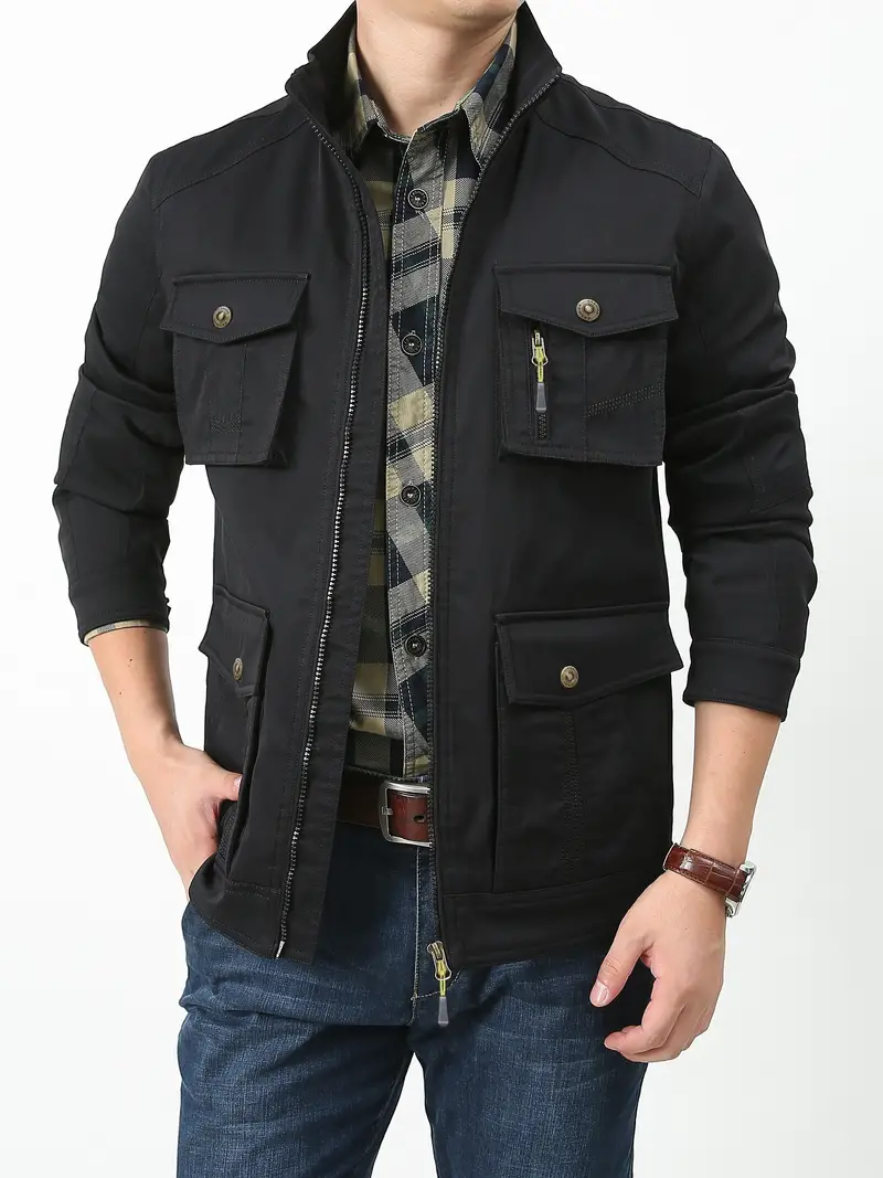 Robuste und wetterfeste Herren Outdoor Jacke aus Nylon