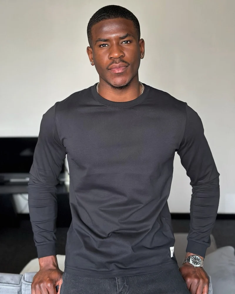 Eric | Herren Casual Slim Fit Langarm T-Shirt