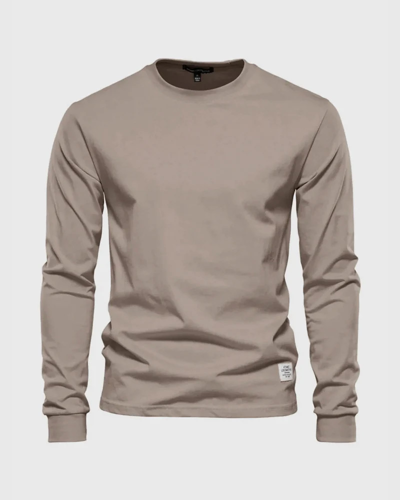 Eric | Herren Casual Slim Fit Langarm T-Shirt