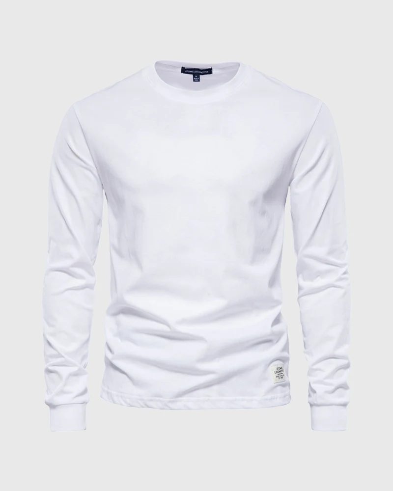 Eric | Herren Casual Slim Fit Langarm T-Shirt