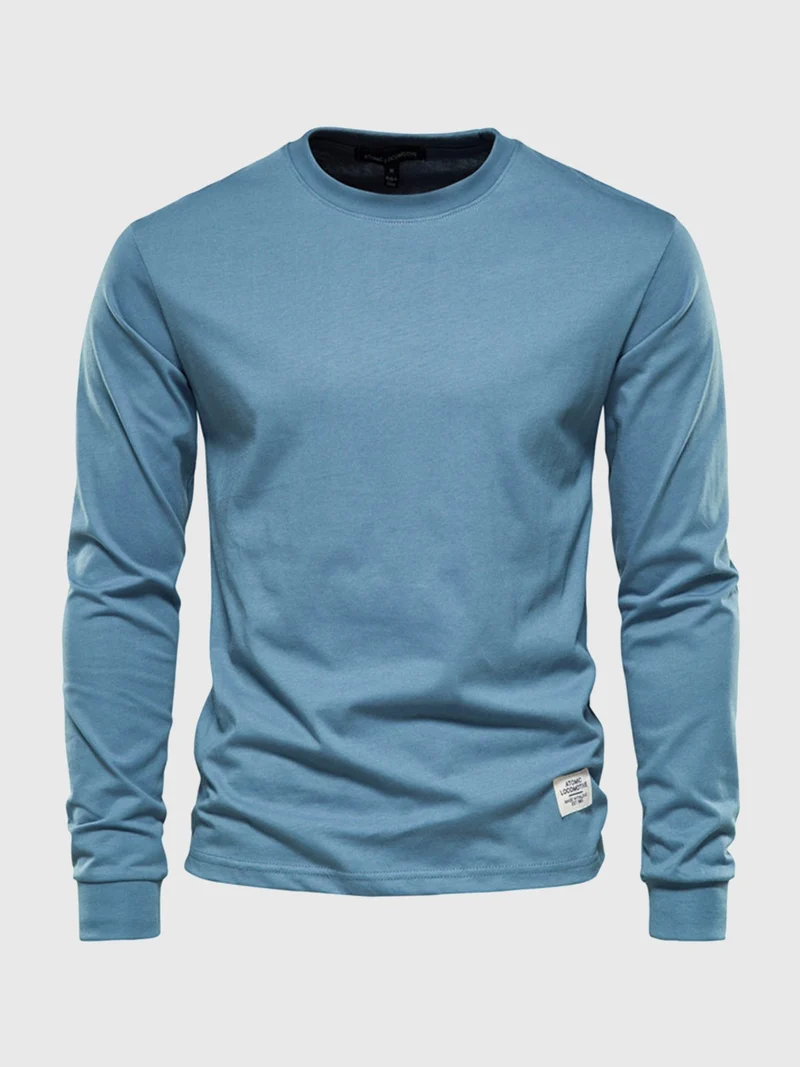 Eric | Herren Casual Slim Fit Langarm T-Shirt