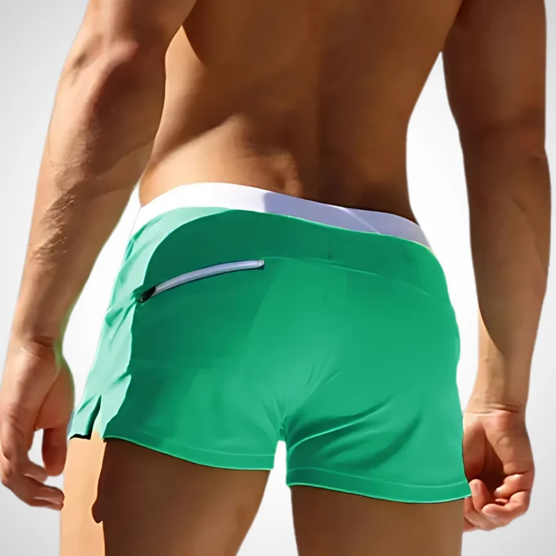 Jacob | Herren Slim Fit Kurze Badeshorts